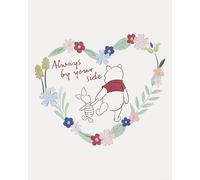 Komar Décoration murale Disney Winnie l'ourson Always by your Side - Dimensions : 40 x 50 cm - Poster pour chambre d'enfant - Roulé sans cadre - Multicolore