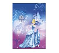 Komar Disney Cendrillon de Nuit Papier Peint, en Vinyle, Multicolore, Set de 4 pièces