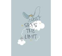 Komar Disney Dumbo Sky's the Limit Tableau mural pour chambre d'enfant 50 x 70 cm