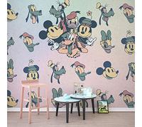 Komar Disney DX6-023 Papier peint photo non-tissé Mickey Fab5 Dimensions : 300 x 280 cm (largeur x hauteur), 50 cm (l x H), décoration murale, revêtement mural, chambre d'enfant, chambre à coucher,