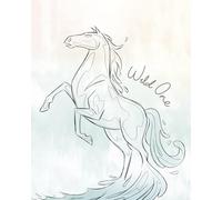 Komar Disney Frozen Blue Lights Tableau mural pour chambre d'enfant 40 x 50 cm