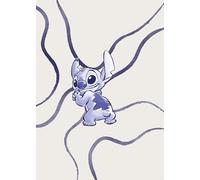 Komar Disney Lilo and Stitch Brave and Wild Tableau mural pour chambre d'enfant, dimensions 50 x 70 cm