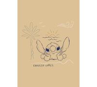 Komar Disney Lilo and Stitch Chilled Vibes Tableau mural pour chambre d'enfant 50 x 70 cm