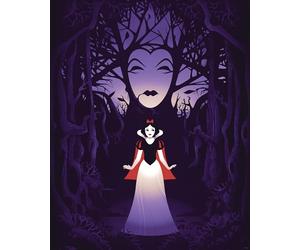 Komar Disney Snow White Evil Queen Tableau mural pour chambre d'enfant 40 x 50 cm