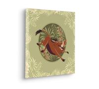 Komar Disney The Lion King Wild and Free Since 1994 Tableau sur châssis pour chambre d'enfant 40 x 40 cm