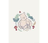 Komar Disney Winnie l'Ourson Taking Care - Dimensions : 50 x 70 cm - Décoration murale pour chambre d'enfant