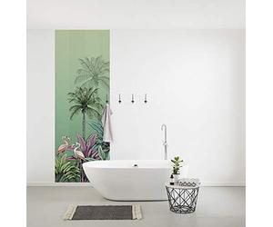 Komar DX2-018 Papier peint photo non-tissé Motif flamant rose 100 x 280 cm Largeur 50 cm