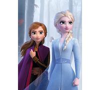Komar Frozen Sisters in the Wood - Taille : 50 x 70 cm Décoration murale, poster (sans cadre) Disney