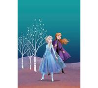 Komar Frozen Sisters - Taille : 50 x 70 cm Tableau mural, poster (sans cadre) Disney