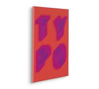 Komar Impression sur châssis en bois véritable - Blurry Night - Dimensions : 40 x 60 cm - Impression murale, décoration murale, design, salon, chambre à coucher