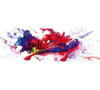 Komar Marvel 4-4123 Lot de 4 papiers peints photo Motif Spider-Man Graffiti Art 368 x 127 cm