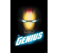 Komar Marvel Avengers The Genius - 50 x 70 cm (sans cadre) - Décoration pour chambre d'enfant