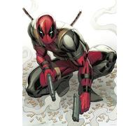 Komar Marvel Deadpool Bullets Tableau mural pour chambre d'enfant 30 x 40 cm