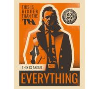 Komar Marvel Loki This is About Everything Tableau mural pour chambre d'enfant 40 x 50 cm