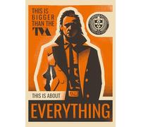 Komar Marvel Loki This is About Everything Tableau mural pour chambre d'enfant 50 x 70 cm