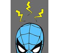 Komar Marvel PowerUp Spider-Man Sense Sticker mural décoratif pour chambre d'enfant Motif Spider-Man Sense 50 x 70 cm