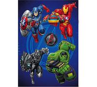Komar Marvel Sticker Mural Avengers Mech Strike - 50 x 70 cm (Largeur x Hauteur) - 5 pièces - Stickers décoratifs, Stickers muraux, décoration Murale, Chambre d'enfant - 14071h