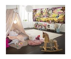 KOMAR Papier peint Fée Clochette Forêt Disney 368X127 CM Multicolors G