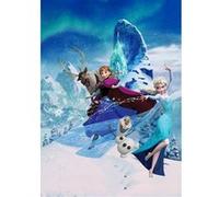 KOMAR Papier Peint Intissé La Reine des Neiges Disney La magie d'Elsa 200 cm x 280 cm Multicolors G