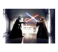 Papier Peint panoramique intissé Vader vs. Kenobi Star Wars 300X200 CM