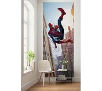 Komar Papier peint photo non tissé - Marvel Spider-Man Swinging - Dimensions : 100 x 250 cm - Pour chambre d'enfant