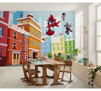 Komar Papier peint photo non tissé - Marvel Spidey and His Amazing Friends City - Dimensions : 400 x 250 cm - Pour chambre d'enfant