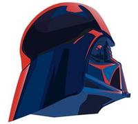 KOMAR Photo murale autocollante - Tête de Dark Wador Star Wars multicolore G