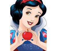 Komar Portrait blanc neige - Taille : 50 x 70 cm - Tableau mural - Poster - Impression d'art (sans cadre) - Disney