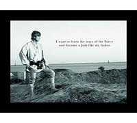 Komar Poster d'art, 40cm x 30cm, Star Wars Classique Luke Citer