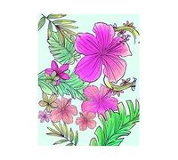Komar Poster d'Art, 40cm x 50cm, Fleurs d'Ariel