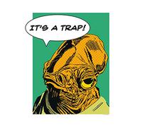 Komar Poster d'art, 40cm x 50cm, Star Wars Classique Comic Citer Ackbar