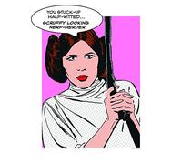 Komar Poster d'Art, 40cm x 50cm, Star Wars Classique Comic Citer Leia