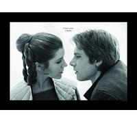 Komar Poster d'art, 70cm x 50cm, Star Wars Classique Leia Han Lamour