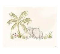 KOMAR Poster d'Art - Dumbo Sous Un Palmier - 30 x 40 cm Multicolors G