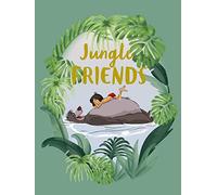 Komar Poster d'Art Mural, 30cm x 40cm, Amis du Livre de La Jungle