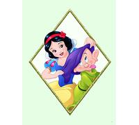 KOMAR Poster Disney Blanche neige - Portrait de Blanche-Neige 30 cm x 40 cm Multicolors G
