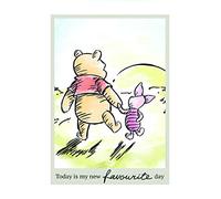 Komar Poster d'art Mural, 30cm x 40cm, Winnie Pooh Aujourd'hui