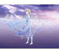 Komar Poster d'art Mural, 40cm x 30cm, Frozen Elsa The North Calls