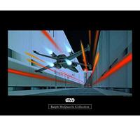 Komar Poster d'art Mural, 40cm x 30cm, Star Wars Classique RMQ Death Star Trench