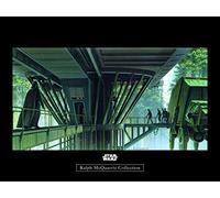 Komar Poster d'Art Mural, 40cm x 30cm, Star Wars Classique RMQ Endor Dock