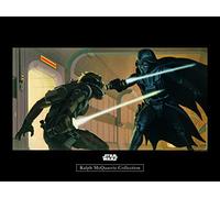 Komar Poster d'art Mural, 40cm x 30cm, Star Wars Classique RMQ Vader Luke Hallway