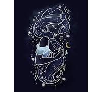 Komar Poster d'art Mural, 40cm x 50cm, Étoiles Jasmin