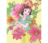 Komar Poster d'art Mural, 40cm x 50cm, Fleurs Blanches comme Neige