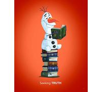 Komar Poster d'art Mural, 40cm x 50cm, Frozen Olaf Reading