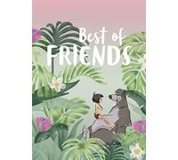 KOMAR Poster Disney Le livre de la Jungle - Les meilleurs amis 50 cm x 70 cm Multicolors G