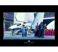 Komar Poster d'art Mural, 70cm x 50cm, Star Wars Classique RMQ Death Star Shuttle Dock