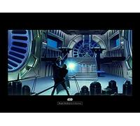 Komar Poster d'art Mural, 70cm x 50cm, Star Wars Classique RMQ Vader Luke Throneroom