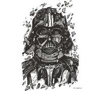 KOMAR Poster d'Art Star Wars Dark Vador Dessin - 40 x 50 cm Multicolors G