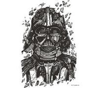 KOMAR Poster d'Art Star Wars Dark Vador Dessin - 50 x 70 cm Multicolors G