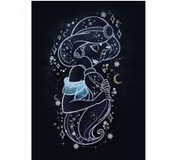 KOMAR Poster Disney Aladdin - Jasmine dans les étoiles 40 cm x 50 cm Multicolors G